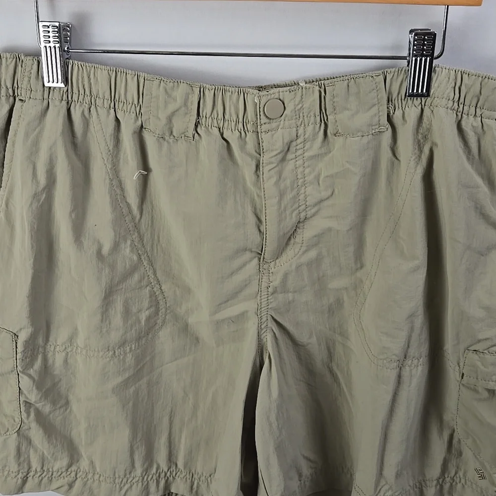 Columbia Womens Sandy River Cargo Shorts Khaki Tusk -Sz‎ L